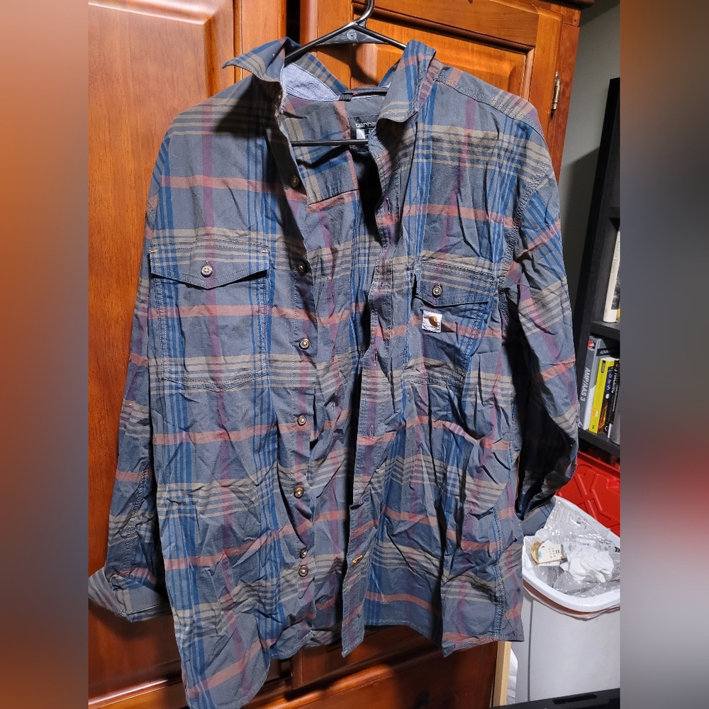 Mens Carhartt Plaid Shirt